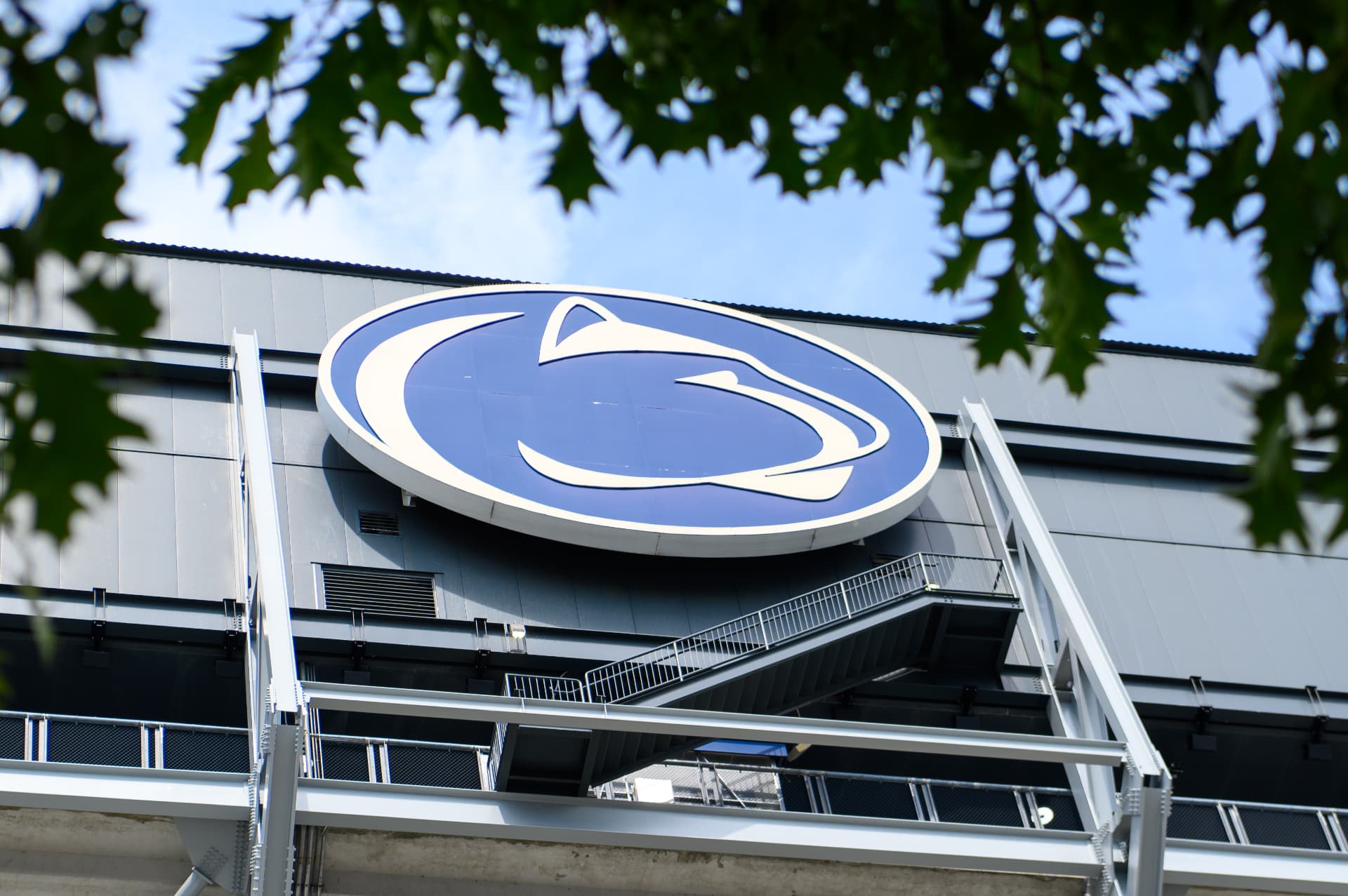 Penn State Nittany Lions logo on Beaver Stadium